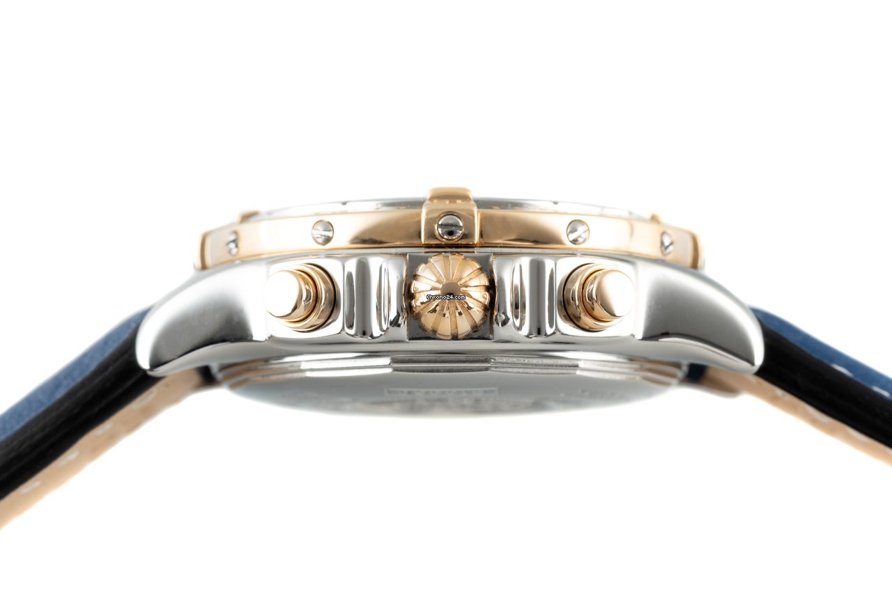 IMG_9081 Breitling Chrono Cockpit Mens watch Unisex Automatic Gold Steel C13358 Replica 8