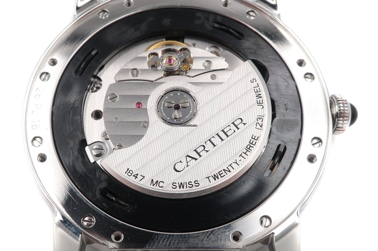 IMG_9081 Cartier Ronde Croisiere de Cartier Mens watch Unisex Automatic Steel 3886 Replica 8