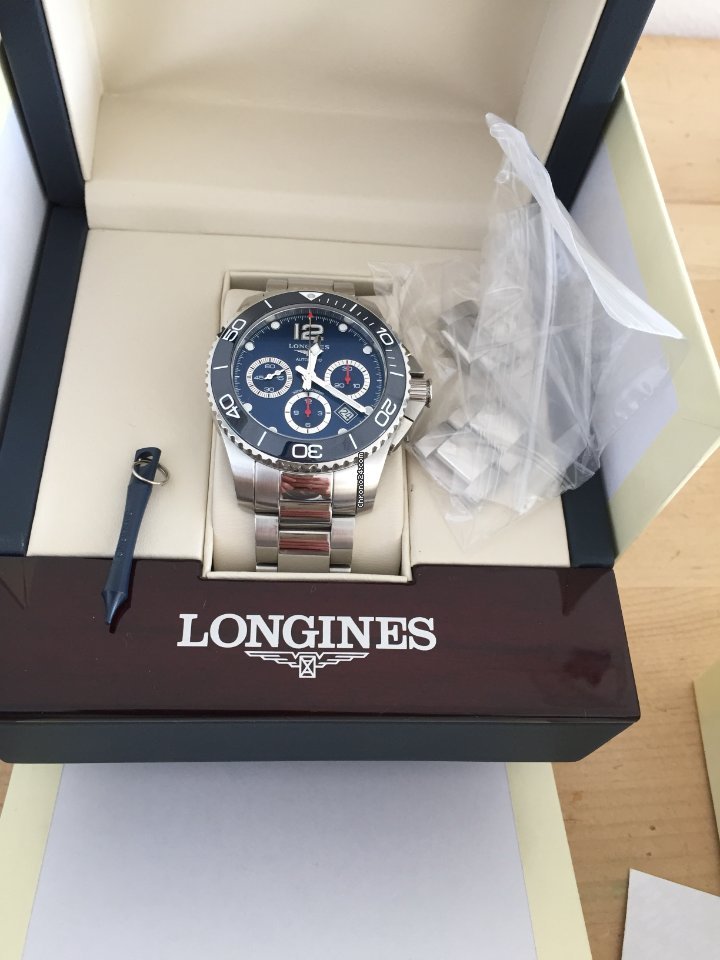 IMG_9081 Longines HydroConquest Mens watch Unisex Automatic Steel L38834966 Replica 8
