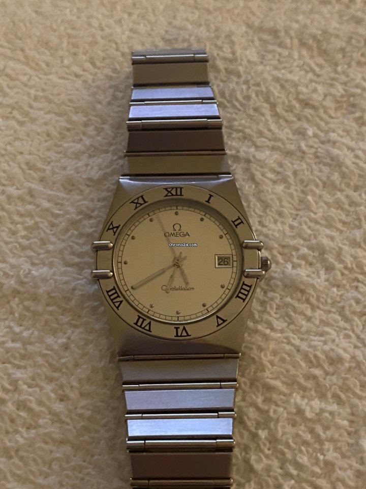 Omega Constellation Quartz Mens watch Unisex Quartz Steel 53428331 Replica 8