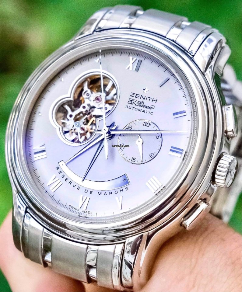 IMG_9081 Zenith El Primero Chronomaster Mens watch Unisex Automatic Steel 03.1260.4021 73.M1260 Replica 8