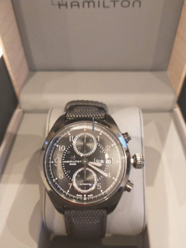 IMG_9081 Hamilton Khaki Field Day Date Mens watch Unisex Automatic Steel H71626735 Replica 8