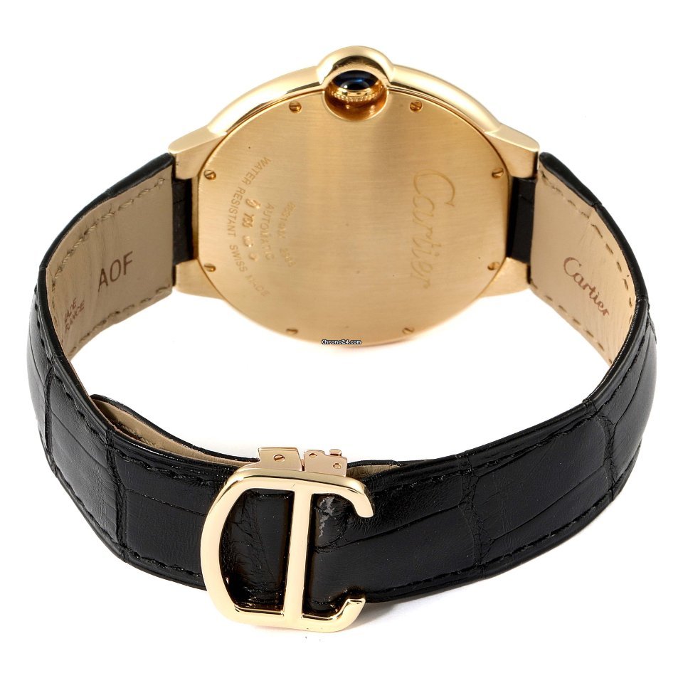 IMG_9081 Cartier Ballon Bleu 42mm Mens watch Unisex Automatic Yellow gold W6900551 Replica 8