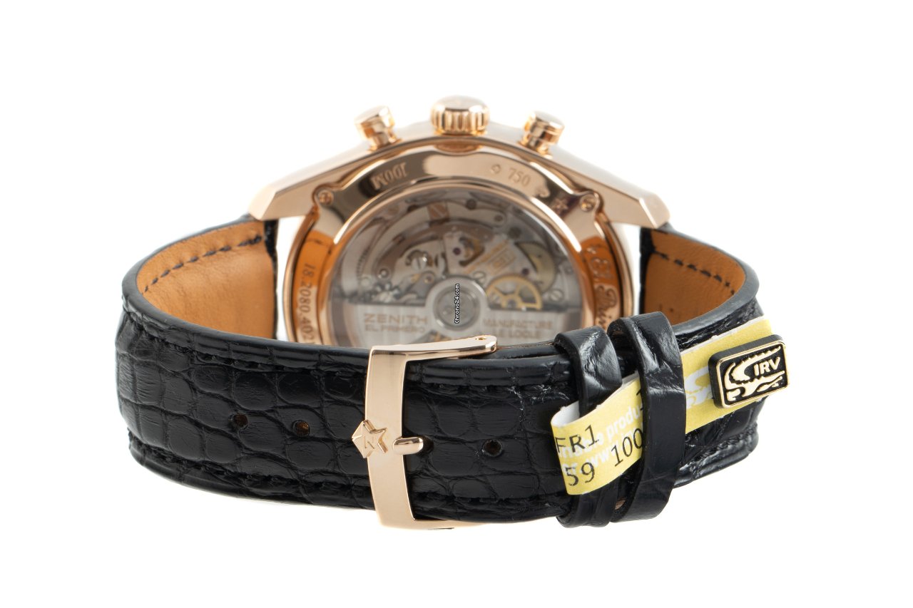 Zenith Mens watch Unisex Automatic Red gold 18.2080.4021 01.C494 Replica 8