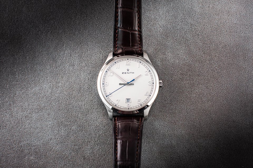IMG_9081 Zenith Captain Central Second Mens watch Unisex Automatic Steel 03.2022.670 38 Replica 8