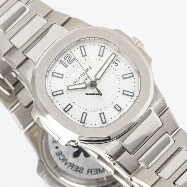 IMG_9081 Patek Philippe Nautilus Womens watch Quartz White gold 7011 1G-001 Replica 8