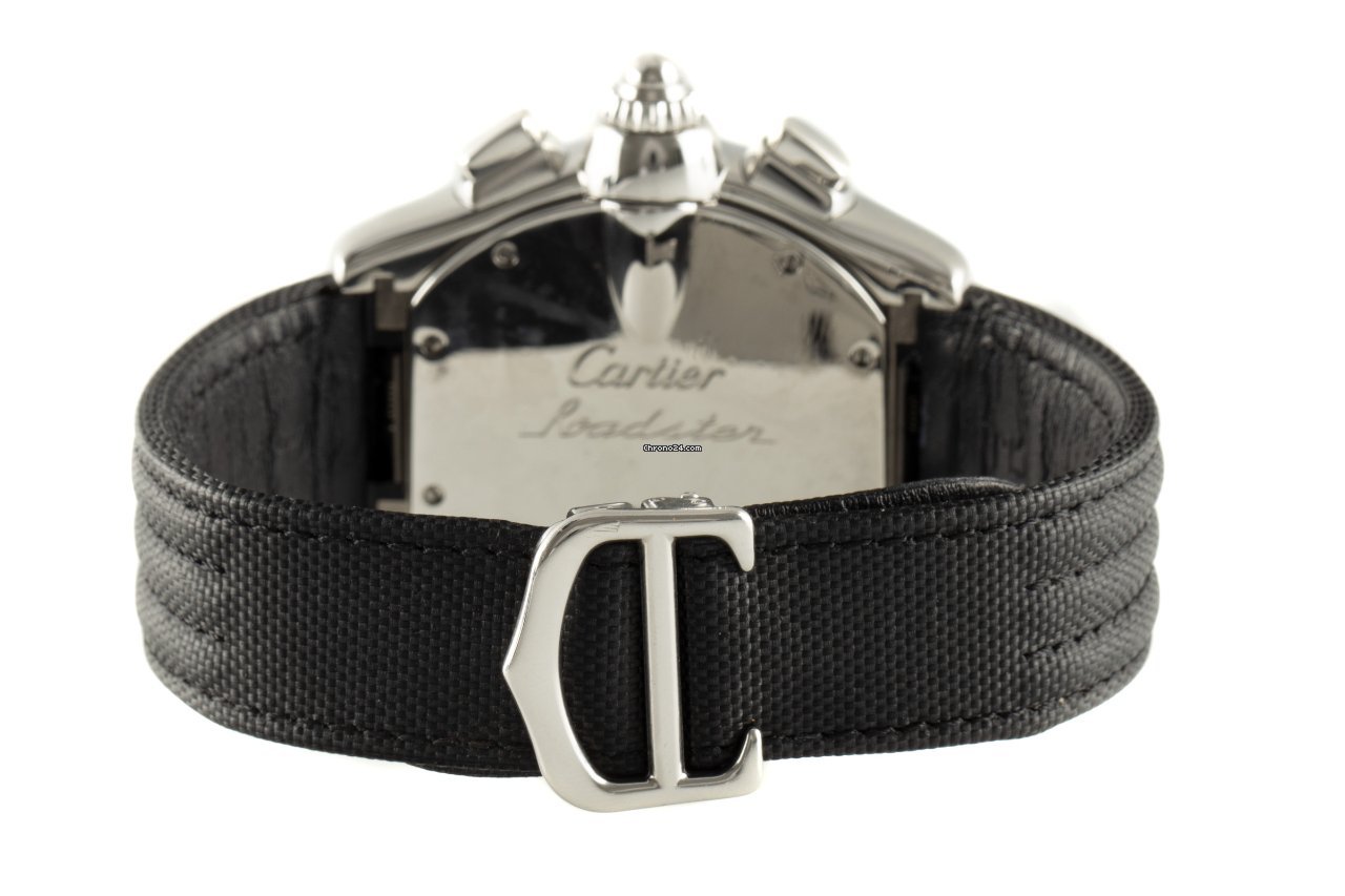 IMG_9081 Cartier Roadster Mens watch Unisex Automatic Steel 2618 Replica 8