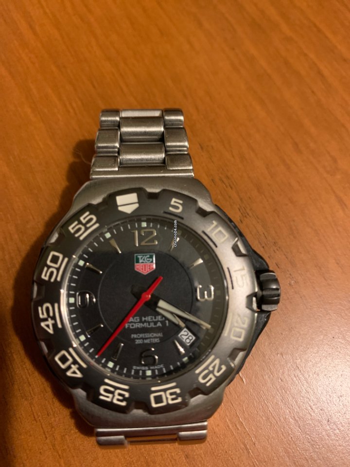 IMG_9081 TAG Heuer Formula 1 Quartz Mens watch Unisex Quartz Steel WAC1110-0 Replica 8