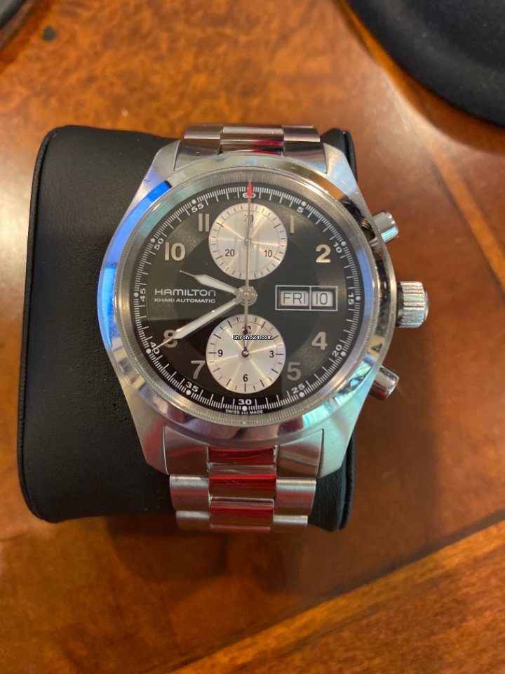 IMG_9081 Hamilton Khaki Field Mens watch Unisex Automatic Steel H71566133 Replica 8