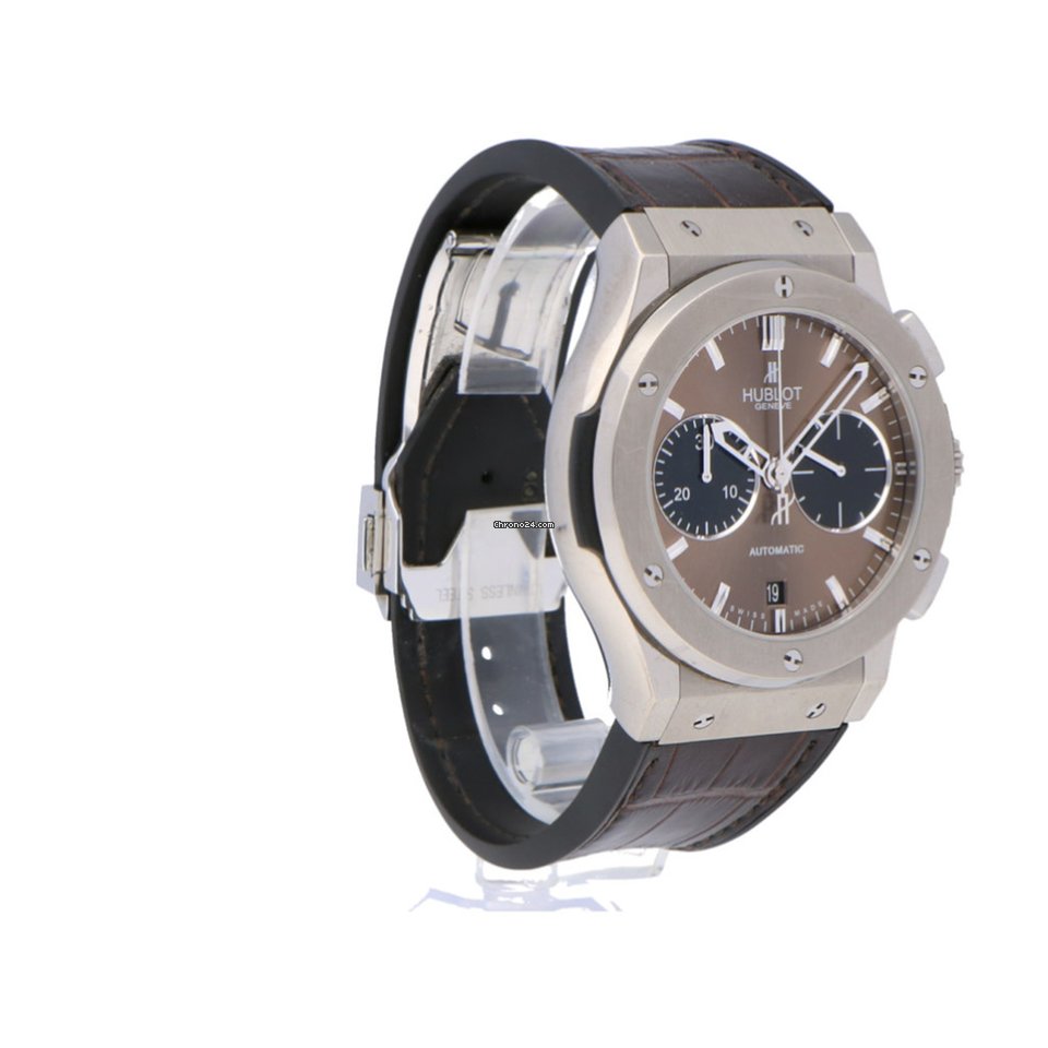 IMG_9081 Hublot Classic Fusion Chronograph Mens watch Unisex Automatic Titanium 521.NX.3470.LR Replica 8