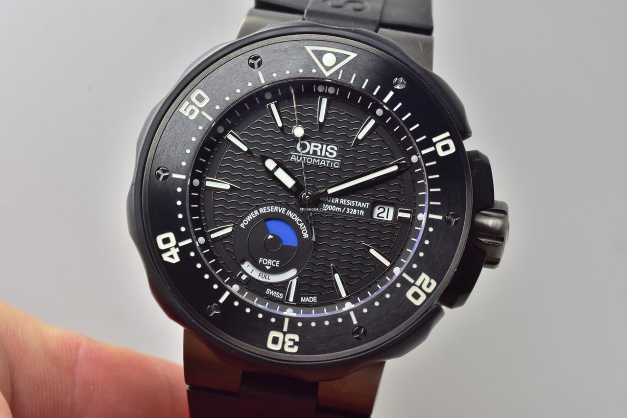 IMG_9081 Oris Mens watch Unisex Automatic Titanium 01 667 7645 7294-Set Replica 8