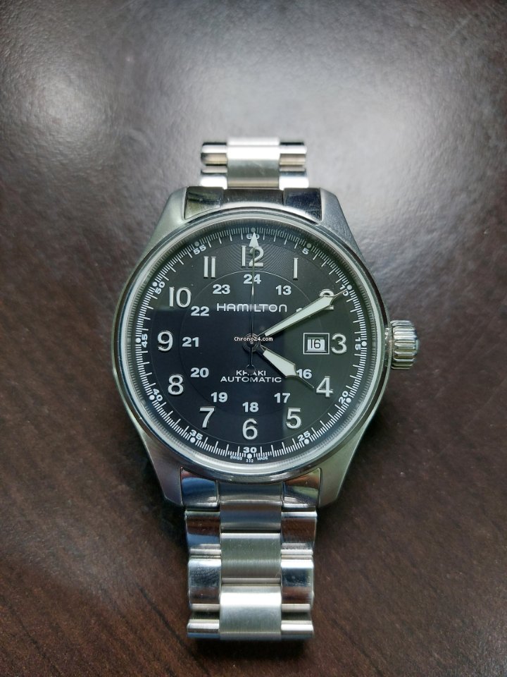 Hamilton Khaki Field Mens watch Unisex Automatic Steel H70625133 Replica 8