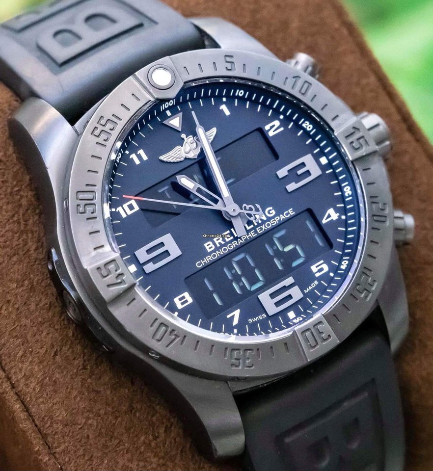 IMG_9081 Breitling Exospace B55 Connected Mens watch Unisex Quartz Titanium VB5510H1 BE45 Replica 8