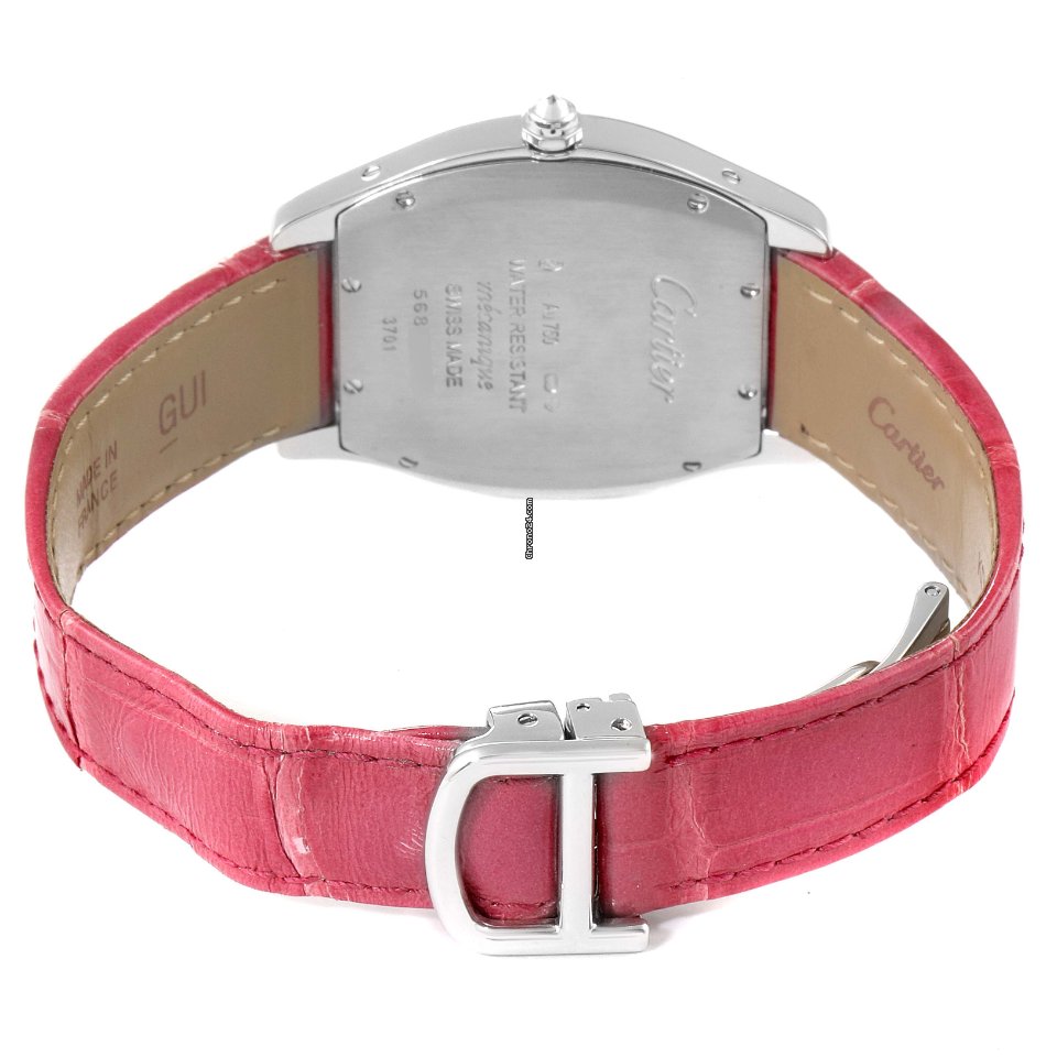 IMG_9081 Cartier Tortue Womens watch Manual winding White gold WA501009 Replica 8