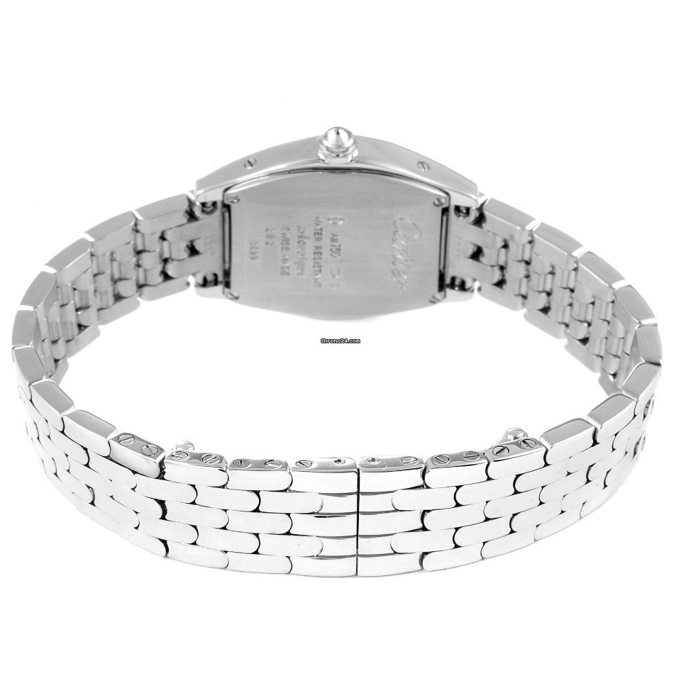 IMG_9081 Cartier Tortue Womens watch Manual winding White gold WA501011 Replica 8