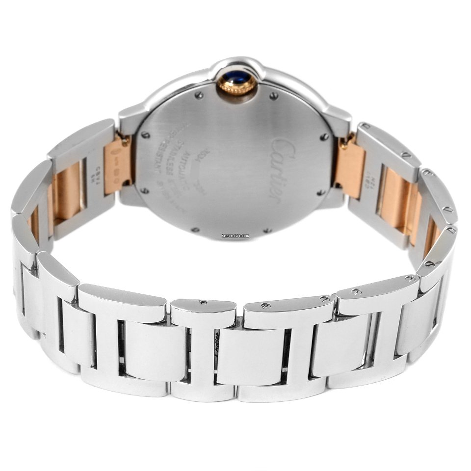 IMG_9081 Cartier Ballon Bleu 36mm Womens watch Automatic Steel WE902054 Replica 8