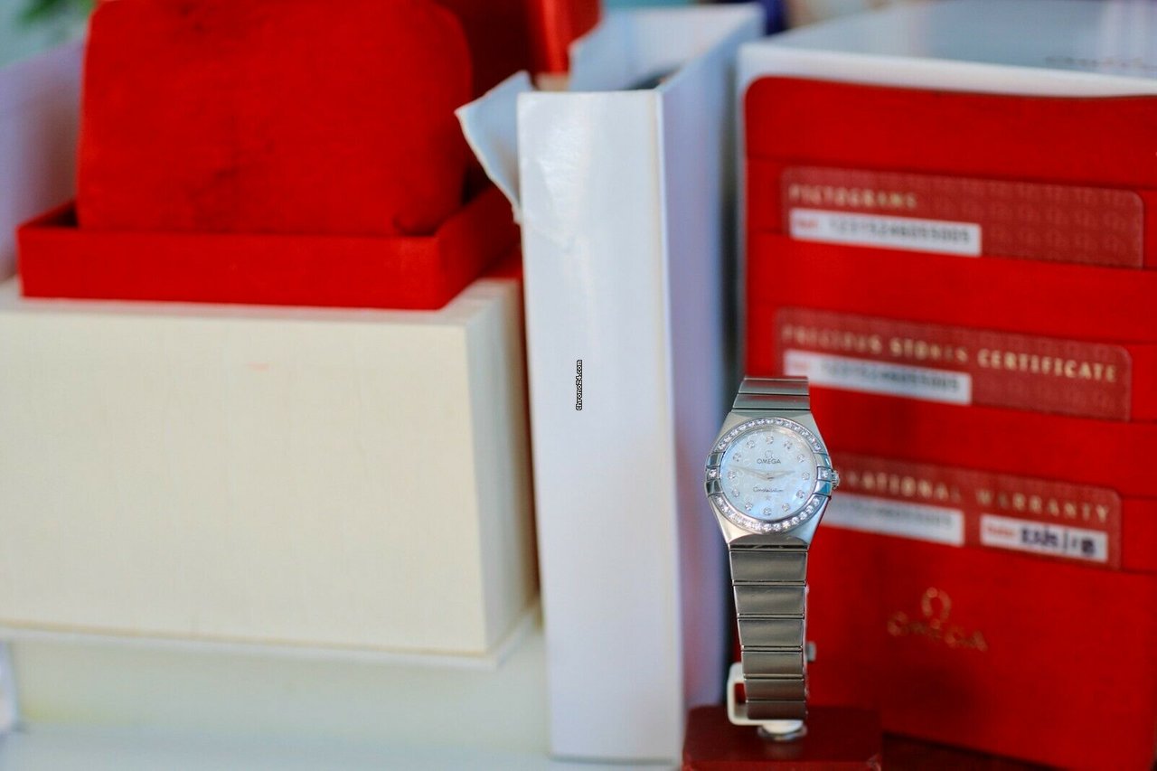 IMG_9081 Omega Constellation Quartz Womens watch Quartz Steel 123.15.24.60.55.005 Replica 8