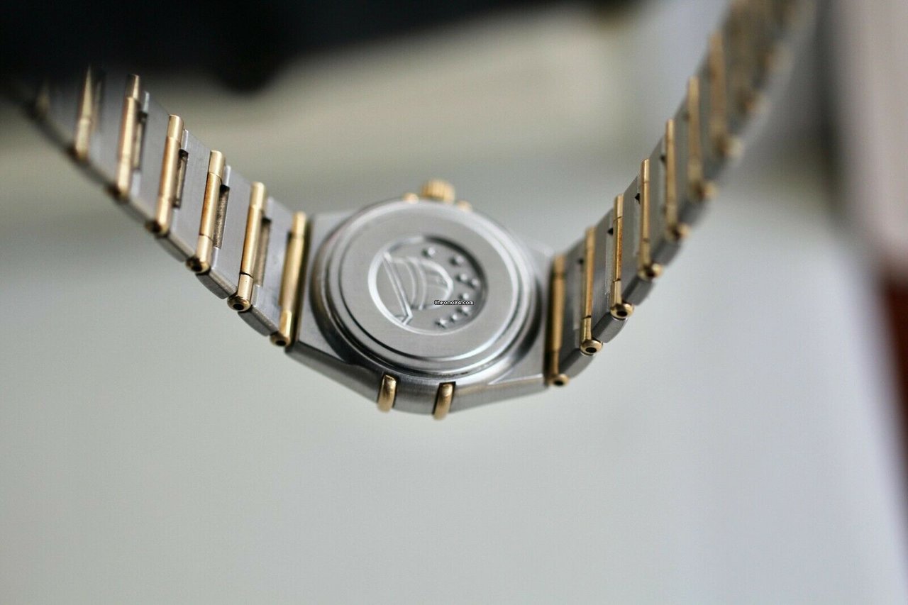 IMG_9081 Omega Constellation Womens watch Quartz Gold Steel 1267.75.00 Replica 8
