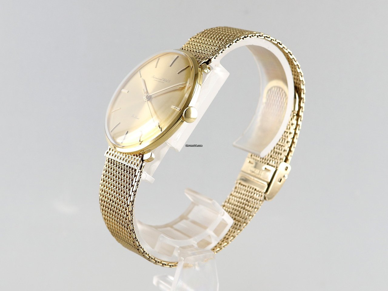 IMG_9081 IWC Mens watch Unisex Manual winding Yellow gold 1210 Replica 8