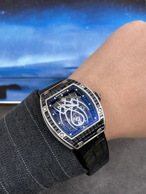 IMG_9081 Richard Mille Mens watch Unisex Manual winding White gold RM19 Replica 8