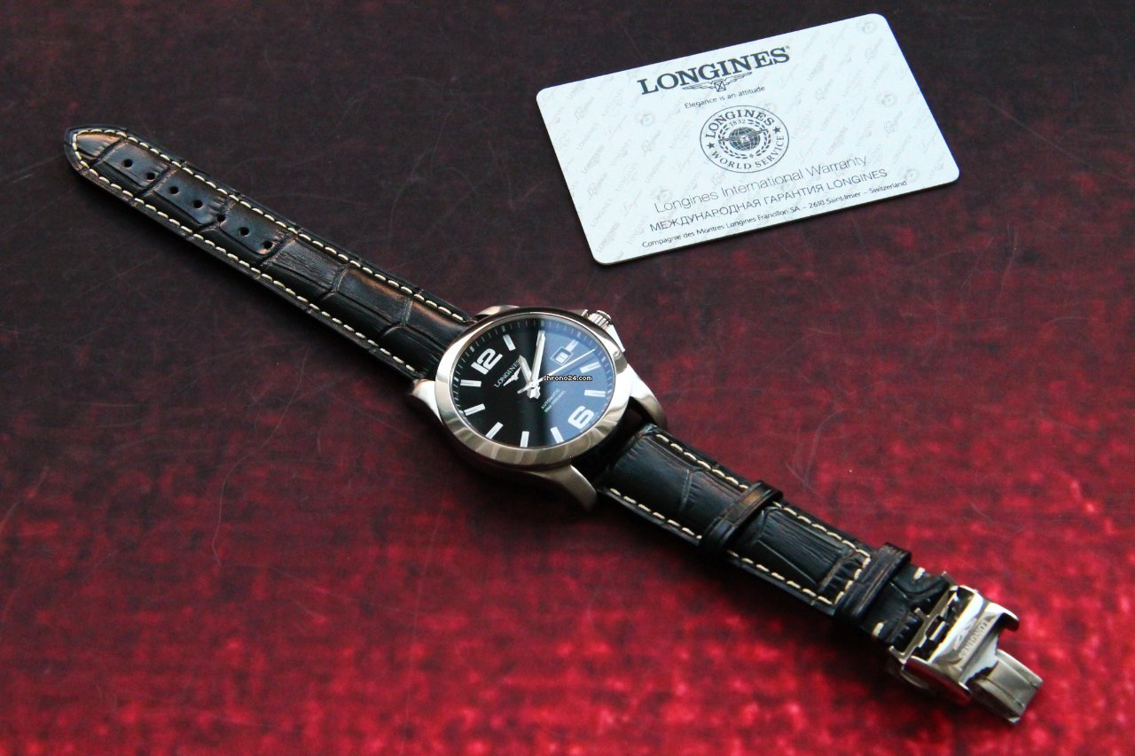 IMG_9081 Longines Conquest Mens watch Unisex Automatic Steel L3.677.4.58.6 Replica 8