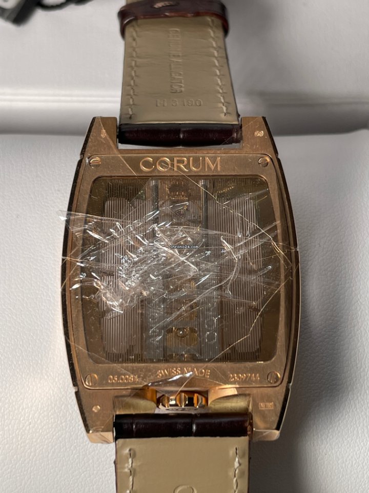 IMG_9081 Corum Golden Bridge Mens watch Unisex Automatic Rose gold 313.165.55 0002 GL10R Replica 8