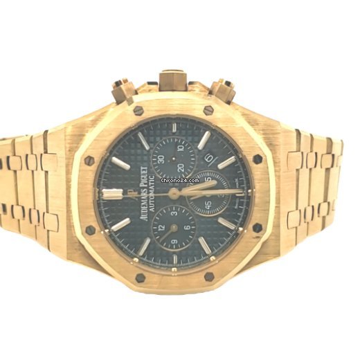 IMG_9081 Audemars Piguet Royal Oak Chronograph Mens watch Unisex Automatic Yellow gold 26320BA.OO.1220BA.02 Replica 8