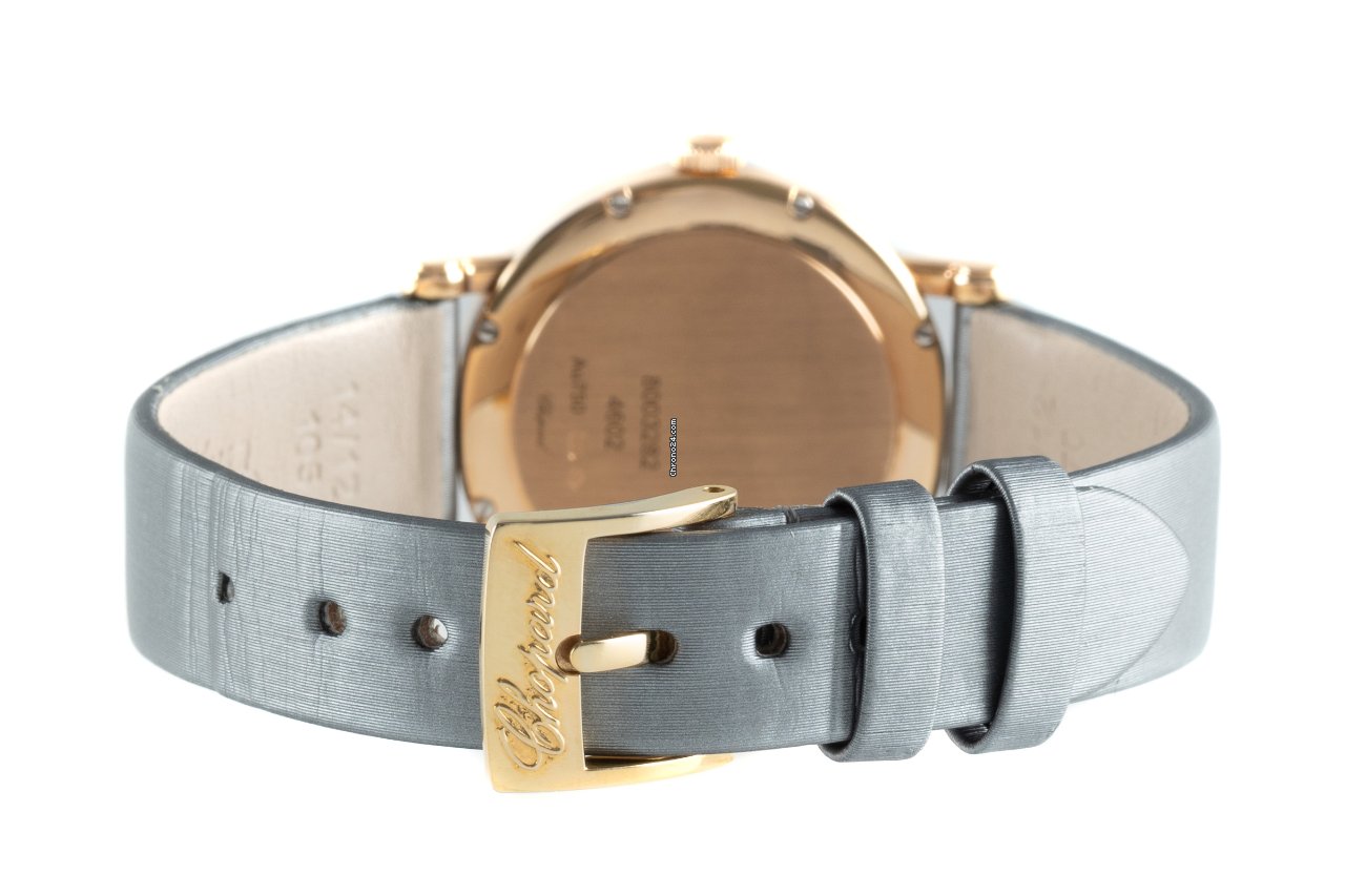 IMG_9081 Chopard Classic Womens watch Quartz Red gold 137387-5201 Replica 8