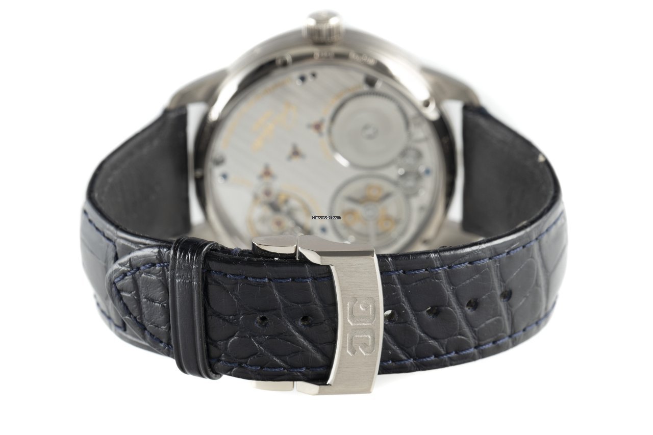 IMG_9081 Glashutte Original Senator Chronometer Mens watch Unisex Manual winding White gold 1-58-01-05-34-30 Replica 8
