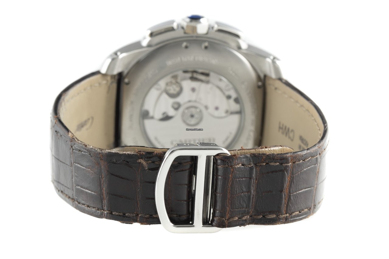 Cartier Calibre de Cartier Chronograph Mens watch Unisex Automatic Steel 3578 Replica 8