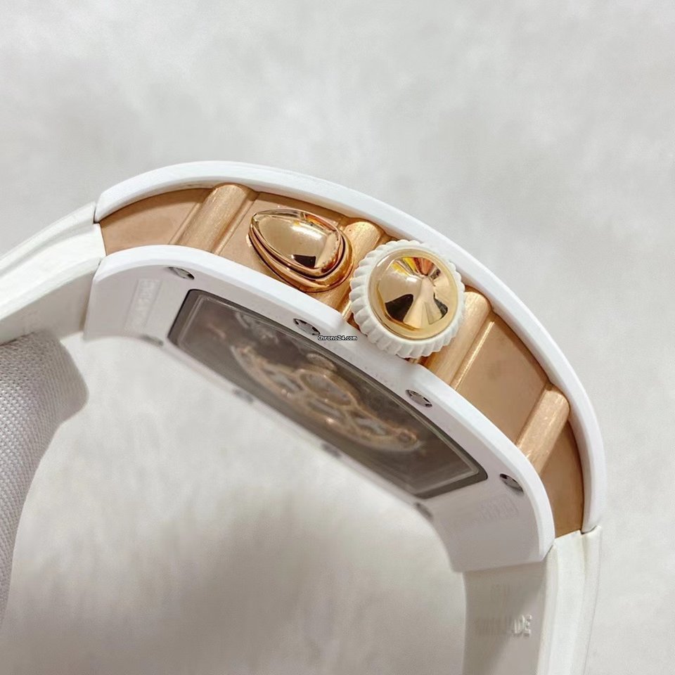 Richard Mille Womens watch Automatic White gold Richard Mille RM037 White Gold Replica 8