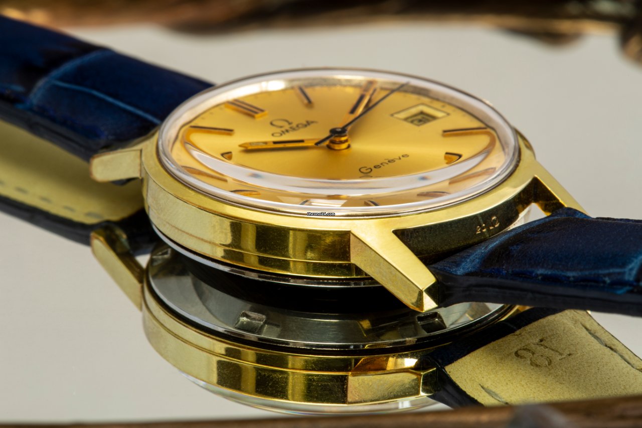 IMG_9081 Omega Geneve Mens watch Unisex Manual winding Gold Steel 166.0117 Replica 8