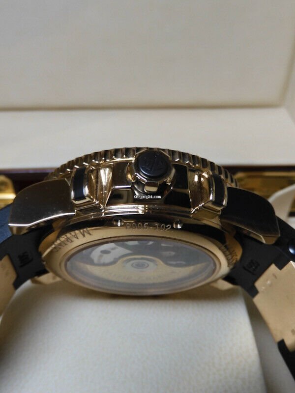 IMG_9081 Ulysse Nardin Maxi Marine Diver Automatic Rose gold 8006-102 Replica 8
