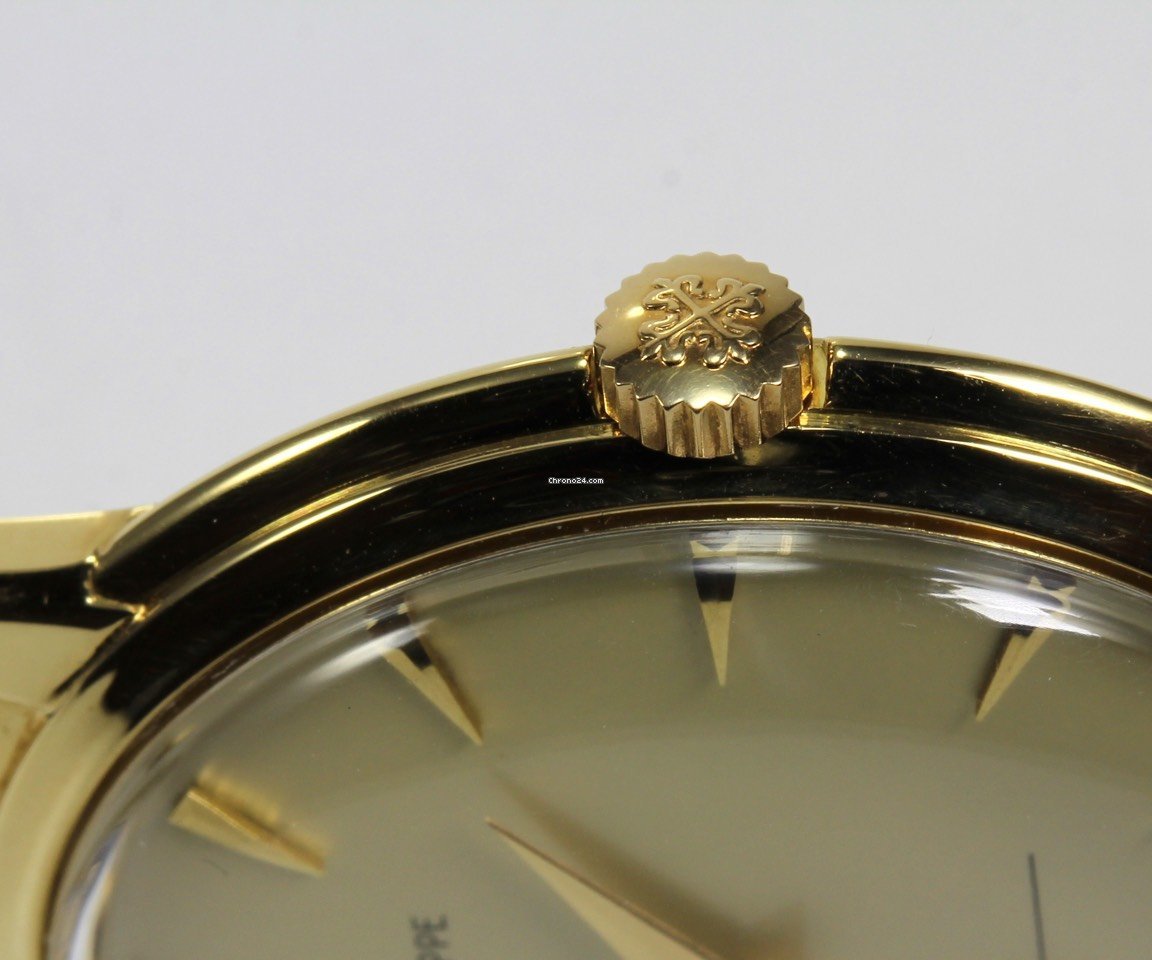 IMG_9081 Patek Philippe Calatrava Mens watch Unisex Manual winding Yellow gold 2525 Replica 8