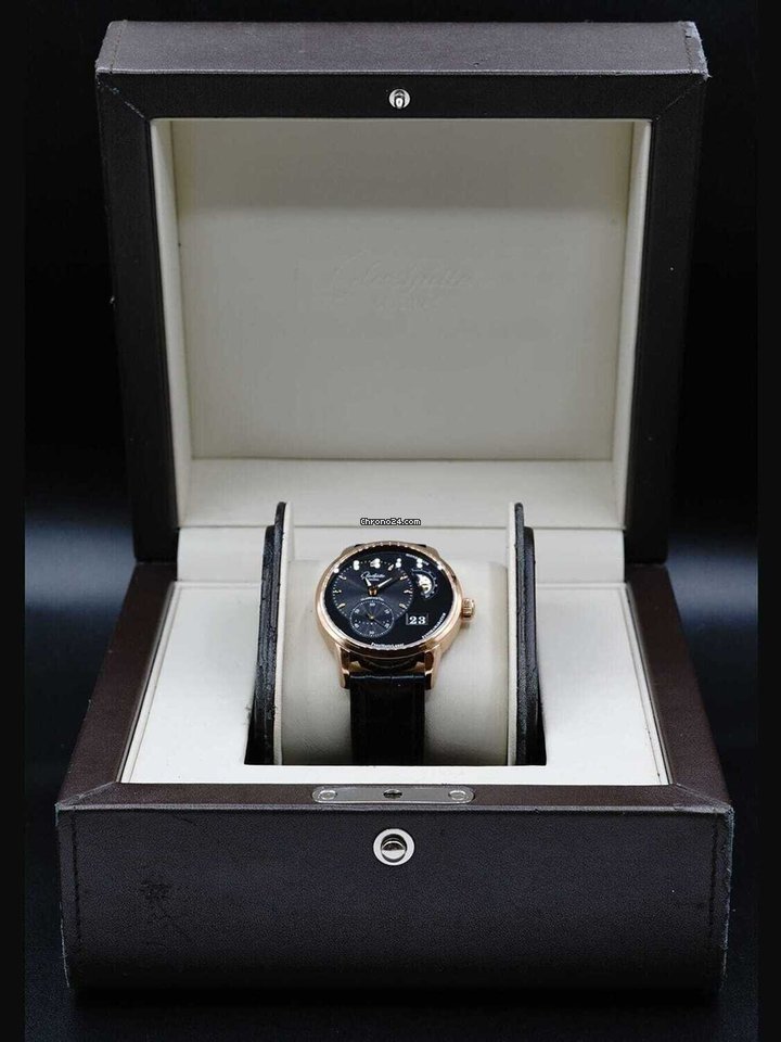 IMG_9081 Glashutte Original PanoMaticLunar Mens watch Unisex Automatic Red gold 1-90-02-49-35-30 Replica 8