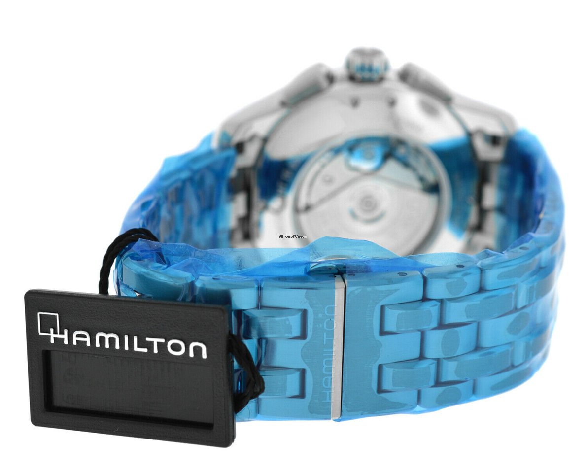 Hamilton Jazzmaster Auto Chrono Mens watch Unisex Automatic Steel H32586141 Replica 8