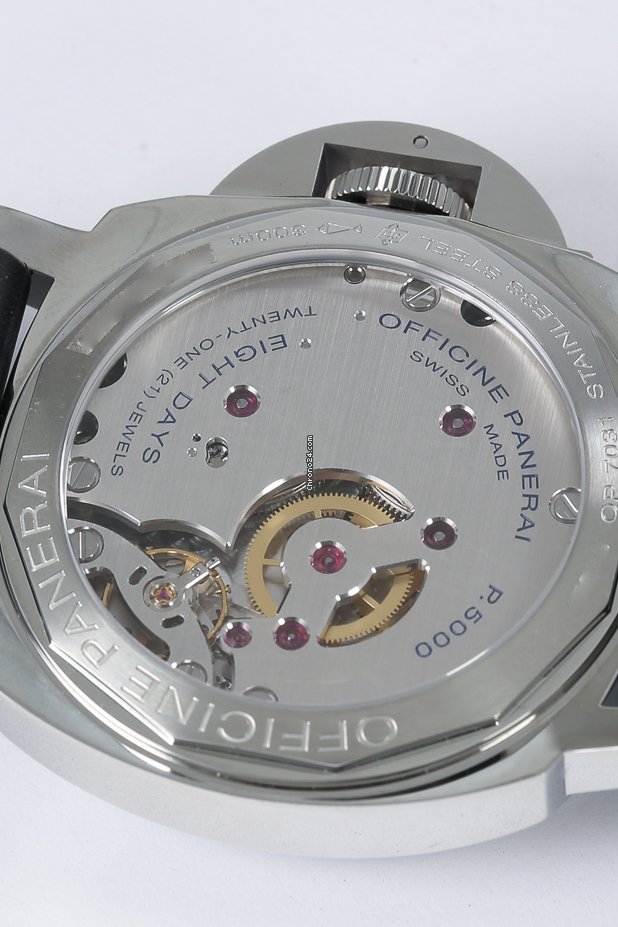 IMG_9081 Panerai Luminor Base 8 Days Mens watch Unisex Manual winding Steel PAM 00561 Replica 8