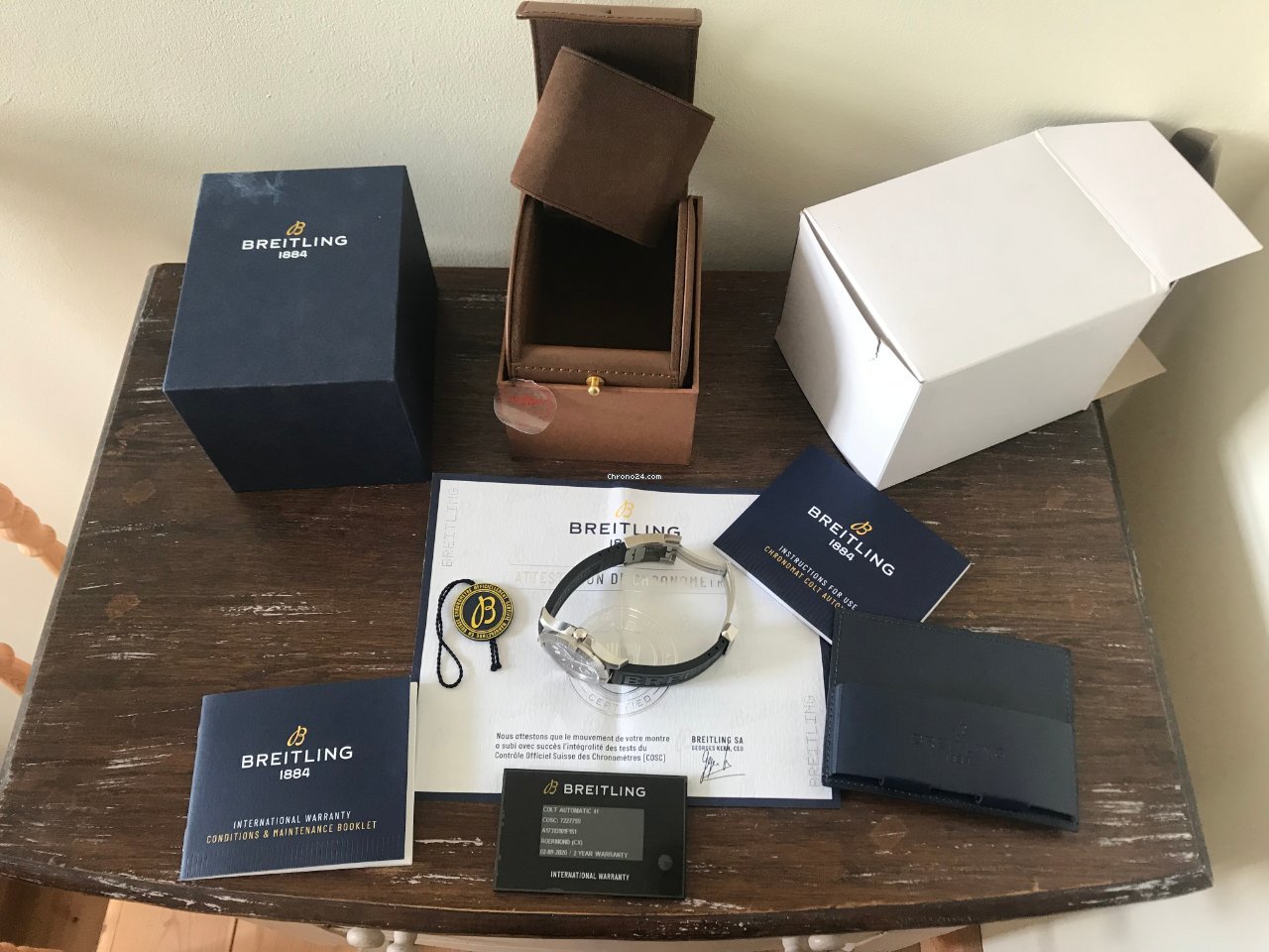IMG_9081 Breitling Chronomat Colt Mens watch Unisex Automatic Steel A17313101F1S1 Replica 8