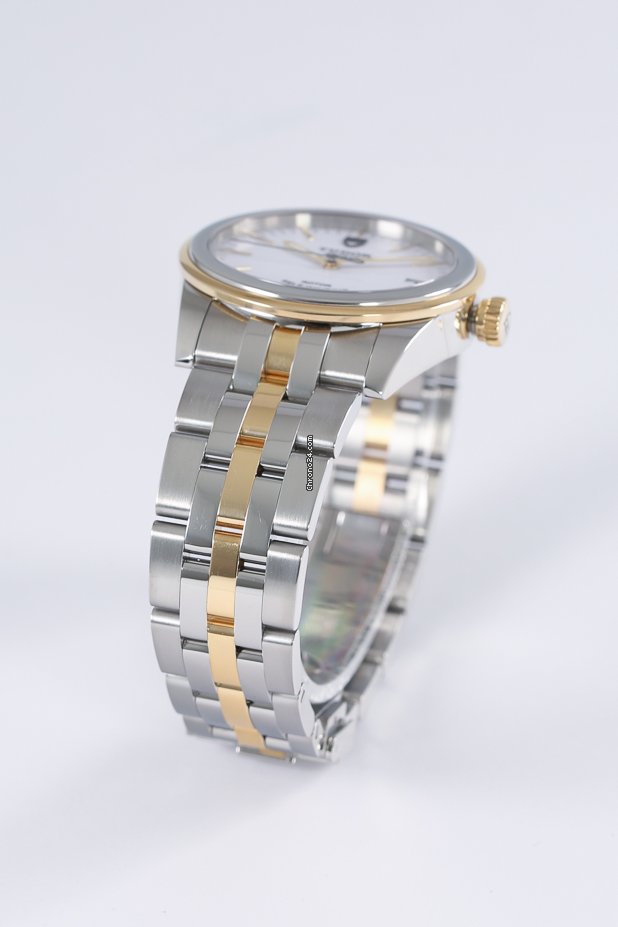 IMG_9081 Tudor Glamour Date Mens watch Unisex Automatic Gold Steel 55003 Replica 8
