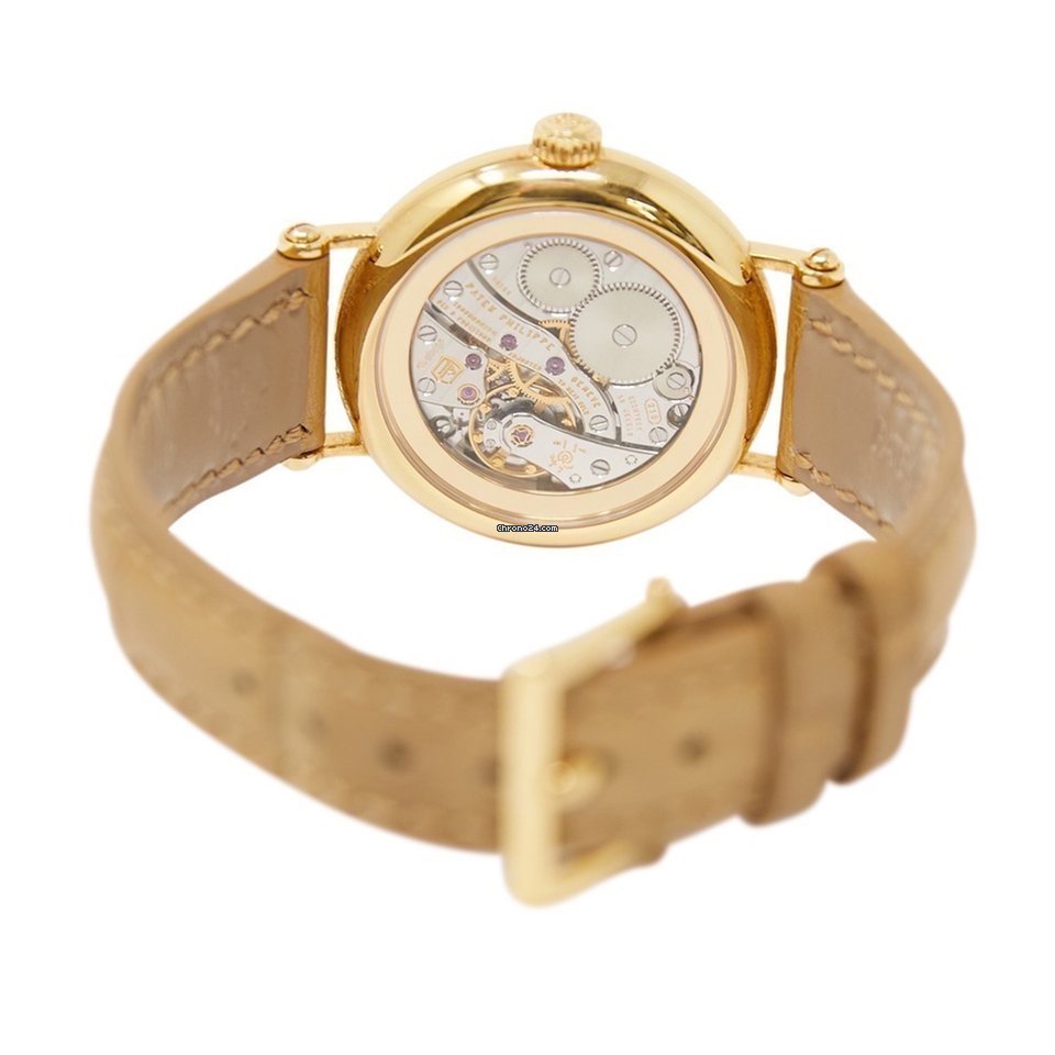 IMG_9081 Patek Philippe Complications Womens watch Manual winding Yellow gold 7121J-001 Replica 8
