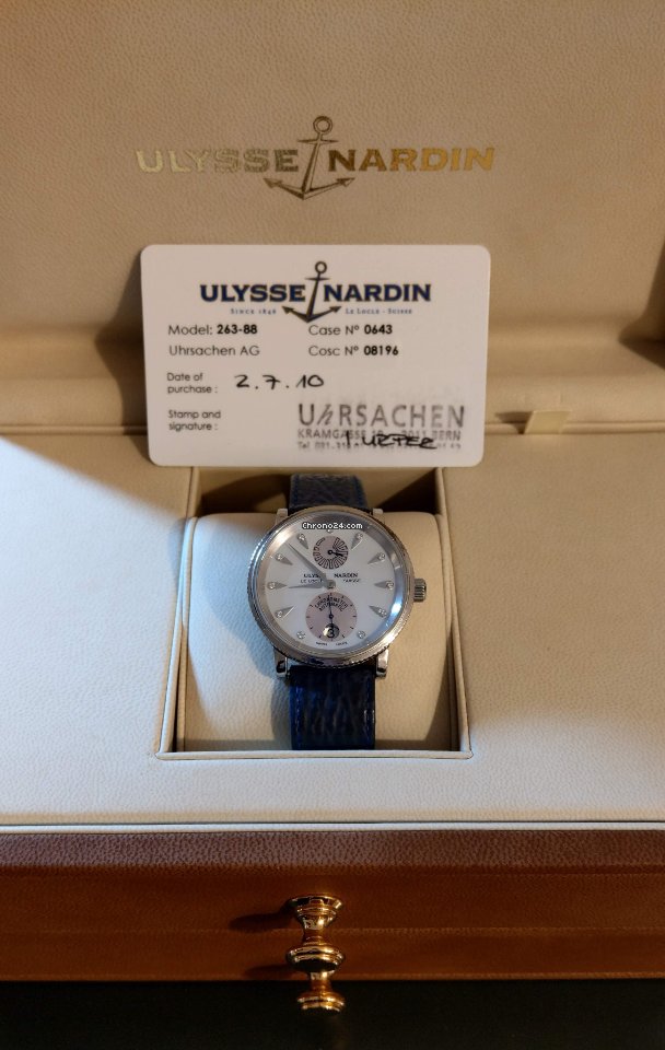 Ulysse Nardin Womens watch Automatic Steel 263-88 Replica 8
