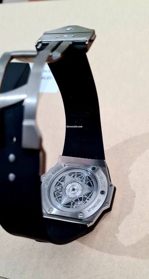 IMG_9081 Hublot Big Bang Sang Bleu Mens watch Unisex Automatic Titanium 418.NX.1107.RX.MXM19 Replica 8