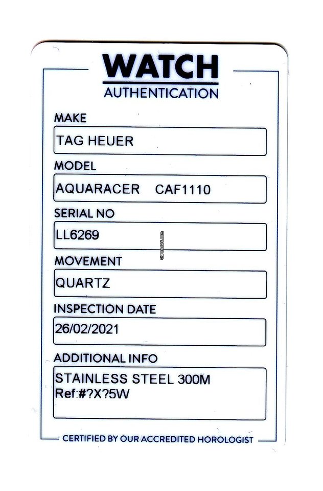 IMG_9081 TAG Heuer Aquaracer Mens watch Unisex Quartz CAF1110 Replica 8