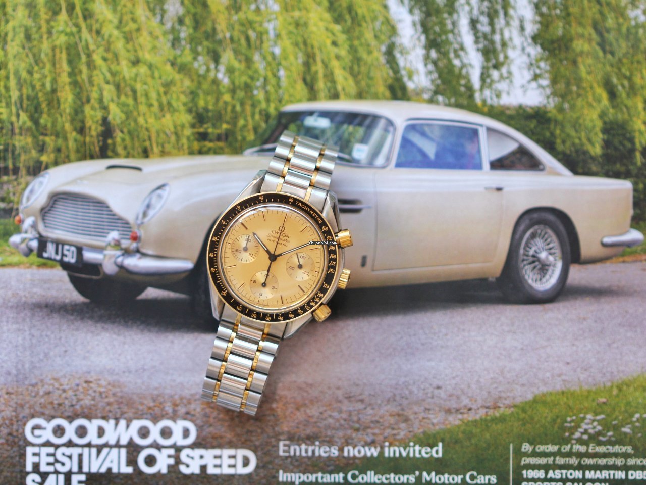 Omega Speedmaster Mens watch Unisex Automatic Gold Steel 3310.10 Replica 8