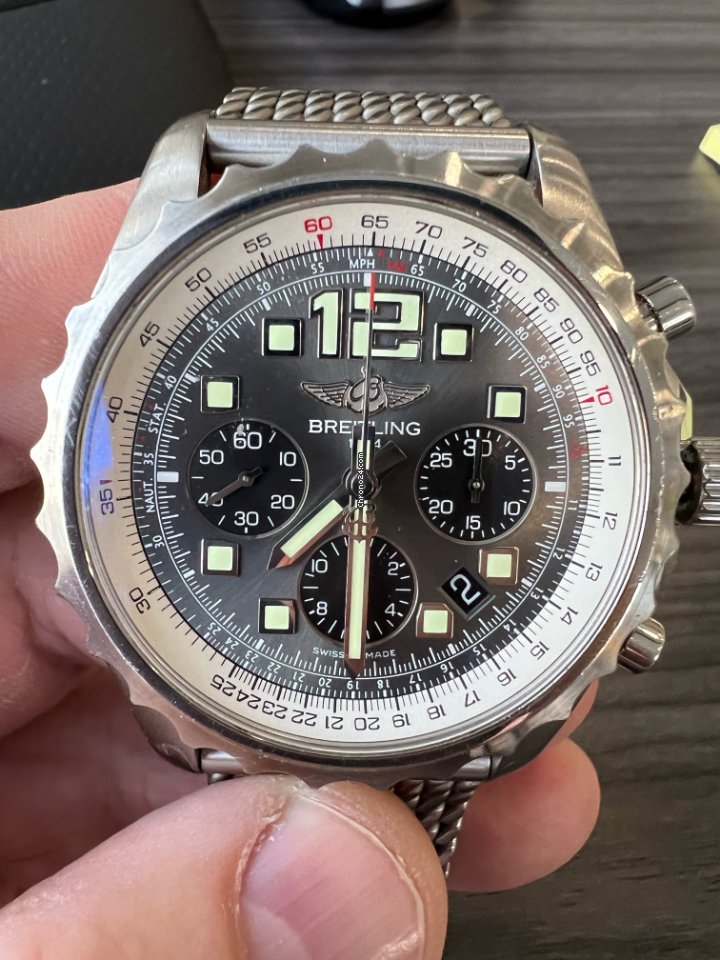 IMG_9081 Breitling Chronospace Automatic Mens watch Unisex Automatic Steel A2336035 BA68 Replica 8
