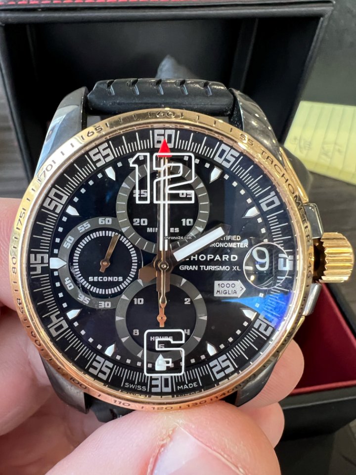 IMG_9081 Chopard Mille Miglia Automatic Rose gold 161272-5001 Replica 8