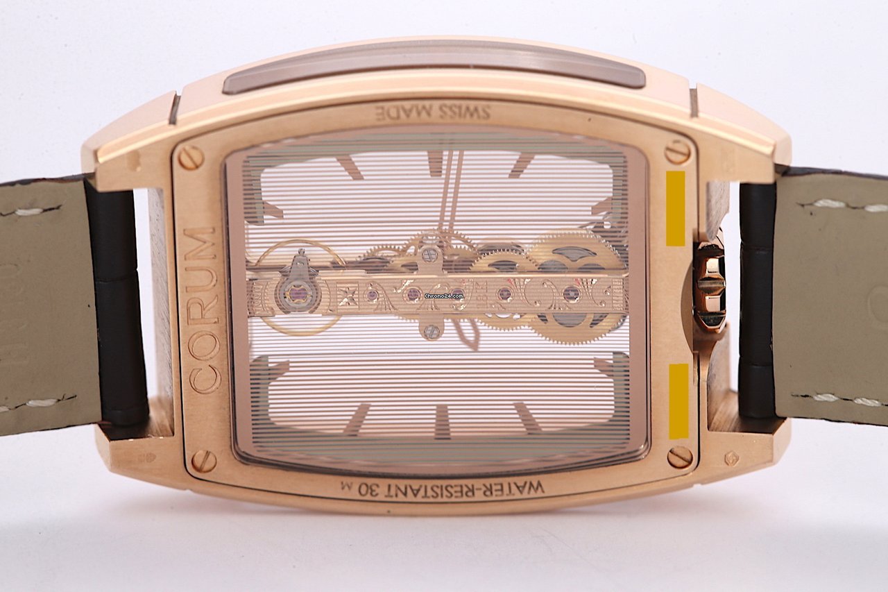 Corum Golden Bridge Mens watch Unisex Rose gold 113.160.55 0002 0000 Replica 8