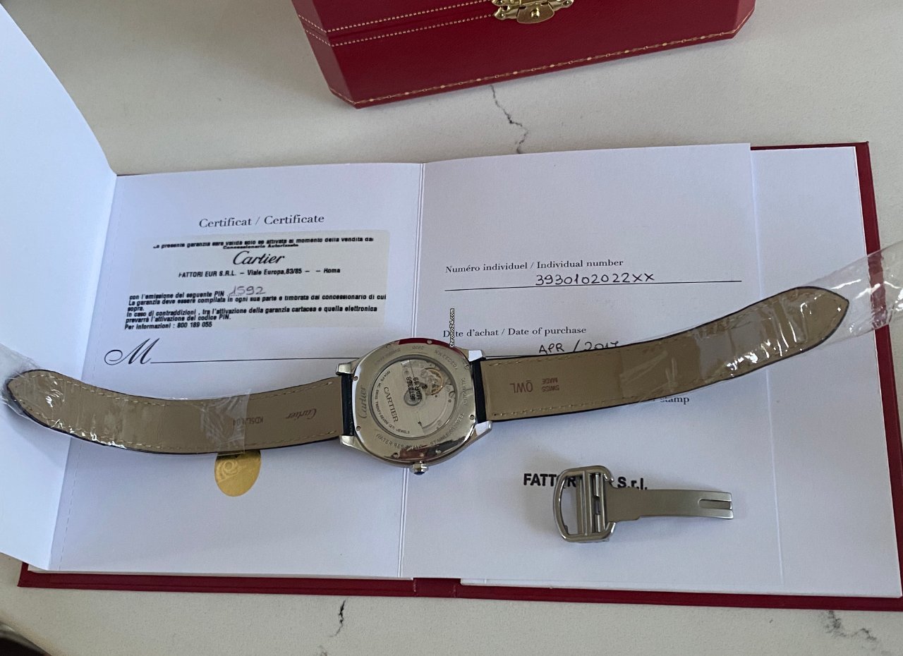 Cartier Drive de Cartier Mens watch Unisex Automatic Steel WSNM0006 Replica 8