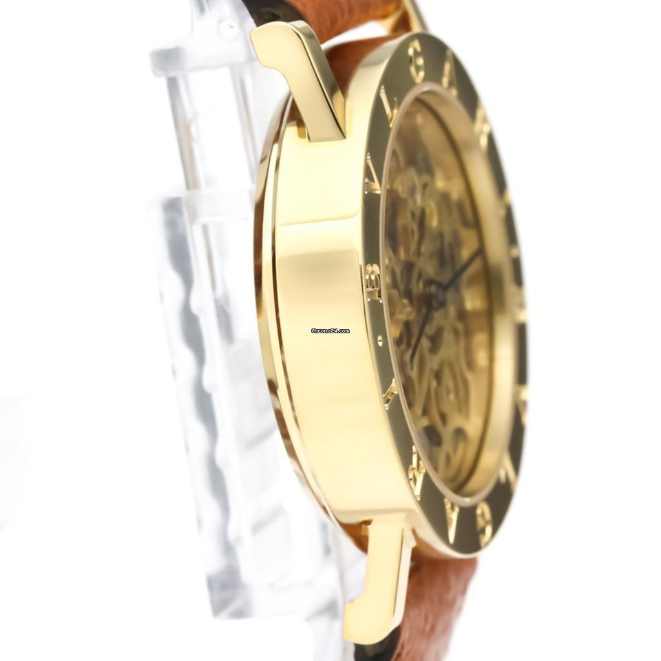 Bulgari Bulgari Mens watch Unisex Automatic Yellow gold BB33GLSK Replica 8