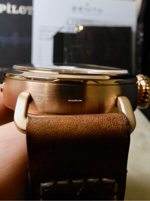 Zenith Pilot Manual winding Rose gold 18.2420.5011 21.C723 Replica 8